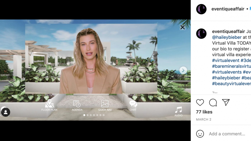 Hailey Bieber for bareMinerals with Eventique and Long Haul Films